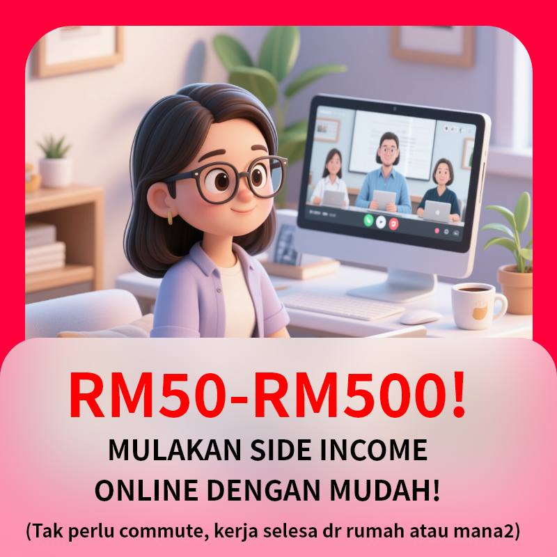 Pekerja Malaysia bekerja dari rumah